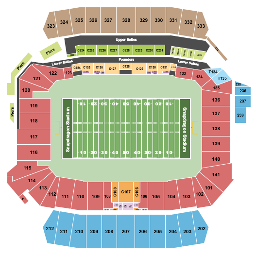 Snapdragon Stadium Holiday Bowl Seating Chart